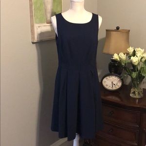 The Limited Navy fit and flare dress size 10